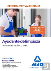 Ayudante De Limpieza De La Administración De La Generalitat Valenciana. Temario Específico Y Test