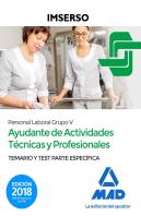 Ayudantes De Actividades Técnicas Y Profesionales Del Imserso (Personal Laboral Grupo V). Temario Y