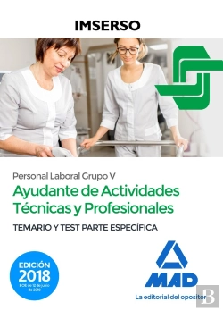 Bertrand.pt - Ayudantes De Actividades Técnicas Y Profesionales Del Imserso (Personal Laboral Grupo V). Temario Y