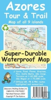 Azores Tour & Trail Super-Durable Map (2nd Edition)