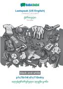 Babadada Black-And-White, Leetspeak (Us English) - Georgian (In Georgian Script), P1c70r14l D1c710n4ry - Visual Dictionary (In Georgian Script)
