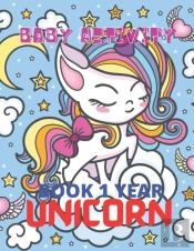 Baby Activity Book 1 Year Unicorns