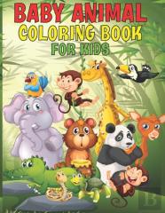 Baby Animal Coloring Book For Kids