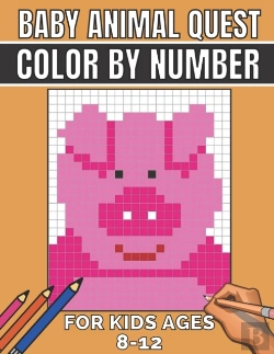 Bertrand.pt - Baby Animal Quest Color By Number For Kids Ages 8-12