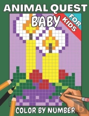 Baby Animal Quest Color By Number For Kids