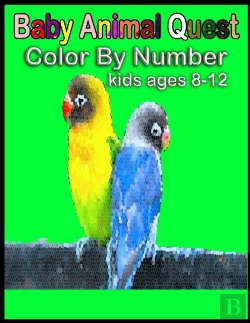 Bertrand.pt - Baby Animal Quest Color By Number Kids Ages 8-12