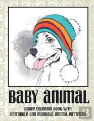 Baby Animal - Unique Coloring Book With Zentangle And Mandala Animal Patterns
