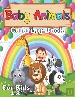 Bertrand.pt - Baby Animals Coloring Book For Kids 4-8