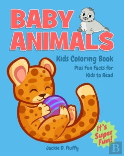 Bertrand.pt - Baby Animals Kids Coloring Book Plus Fun Facts For Kids To Read
