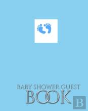 Baby Boy Foot Prints  Stylish   Shower Guest Book