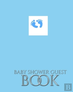 Bertrand.pt - Baby Boy Foot Prints  Stylish   Shower Guest Book