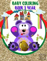 Baby Coloring Book 1 Year