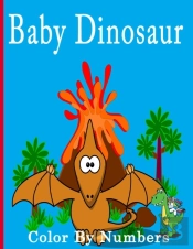 Baby Dinosaur Color By Numbers