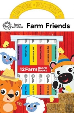 Bertrand.pt - Baby Einstein Farm Friends 12 Board Books  My First Library