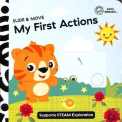 Bertrand.pt - Baby Einstein Slide & Move My First Actions Novelty Board Book