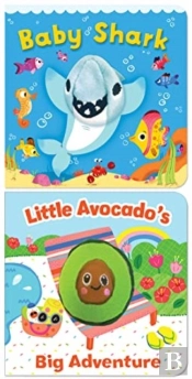 Baby Shark/Little Avocado'S Big Adventure (Pack Of 2 Finger Puppet Books)