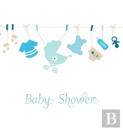 Baby Shower Guest Book, Blue, Boy, Beautiful Guest Book For Family & Friends To Write In, Mummy To Be, Photo, Baby, Pregnancy, Motherhood, New Born Keepsake (Hardback)