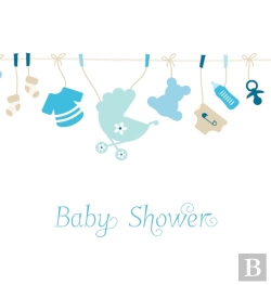 Bertrand.pt - Baby Shower Guest Book, Blue, Boy, Beautiful Guest Book For Family & Friends To Write In, Mummy To Be, Photo, Baby, Pregnancy, Motherhood, New Born Keepsake (Hardback)