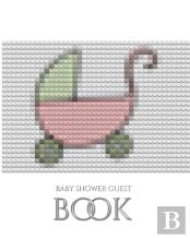 Baby Shower  Themed  Stroller Blank Page  Guest Book