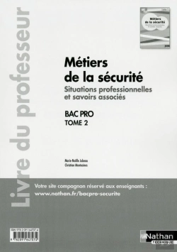 Bertrand.pt - Bac Pro Metiers De La Securite - Tome 2 Professeur- 2016