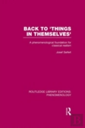 Back To 'Things In Themselves'