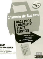 Bacs Pros Commerce/Vente/Services -Le Point De Vente-Le Produit-La Communication-La Vente Prof 2008