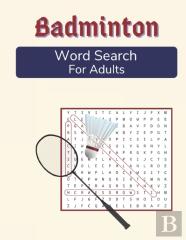 Badminton Word Search For Adults