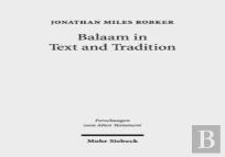 Balaam In Text And Tradition