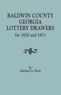Baldwin County, Georgia, Lottery Drawers For 1820 And 1821