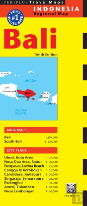 Bali Travel Map Ninth Edition