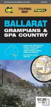 Ballarat Grampians & Spa Country Map 382 18th
