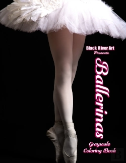 Bertrand.pt - Ballerinas Grayscale Coloring Book