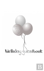 Ballon Birthday Guest Book