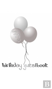 Ballon Birthday Guest Book