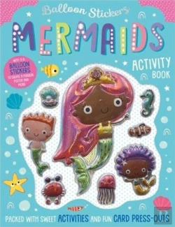 Bertrand.pt - Balloon Stickers Mermaids Activity Book