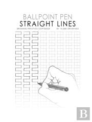 Ballpoint Pen Straight Lines Drawing Practice Copybook