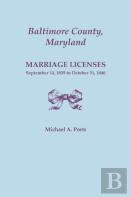 Baltimore County, Maryland, Marriage Licenses