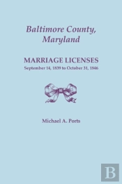 Baltimore County, Maryland, Marriage Licenses