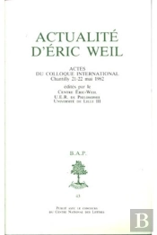 Bap N°43 - Actualité D'Eric Weil