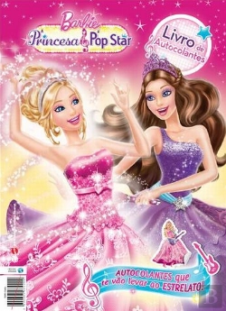 Bertrand.pt - Barbie A Princesa e a Pop Star - Livro com Autocolantes