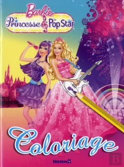 Bertrand.pt - Barbie - Coloriage - La Princesse Et La Pop-Star
