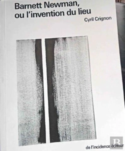 Bertrand.pt - Barnett Newman Ou L'Invention Du Lieu