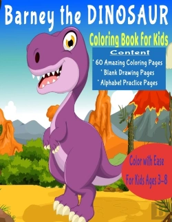 Bertrand.pt - Barney The Dinosaur Coloring Book For Kids