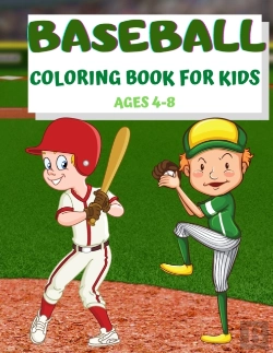 Bertrand.pt - Baseball Coloring Book For Kids Ages 4-8