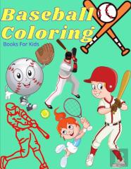 Baseball Coloring Book For Kids - V 071