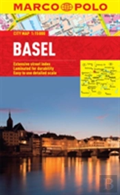 Basel Marco Polo Laminated City Map