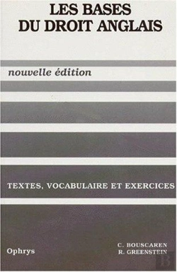 Bertrand.pt - Bases Du Droit Anglais