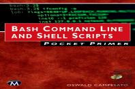 Bash Command Line And Shell Scripts Pocket Primer