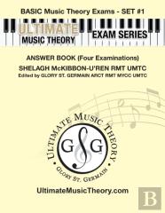 Basic Music Theory Exams Set #1 Answer Book - Ultimate Music Theory Exam Series