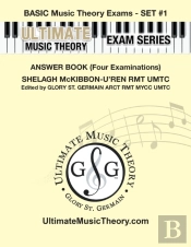 Basic Music Theory Exams Set #1 Answer Book - Ultimate Music Theory Exam Series